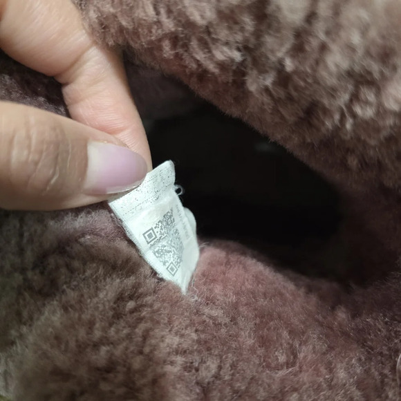 UGG mini Bailey bow corduroy boots dark red‎ - Picture 10 of 11